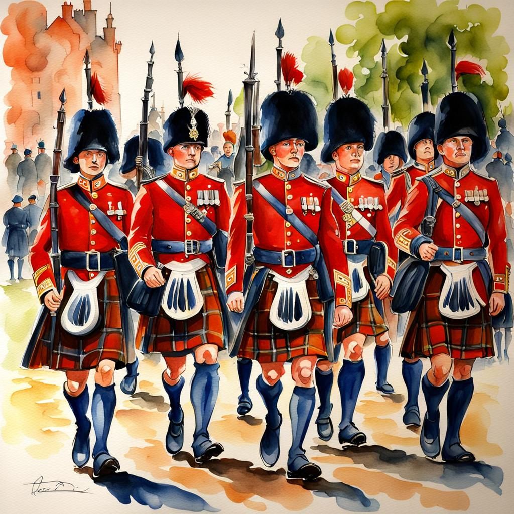 Royal Edinburgh tattoo and the Royal Scots Dragoon Guards.