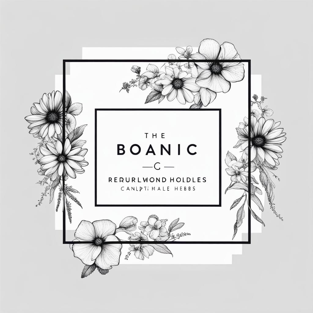 Minimalist Logo for Botanic Chloe Candles