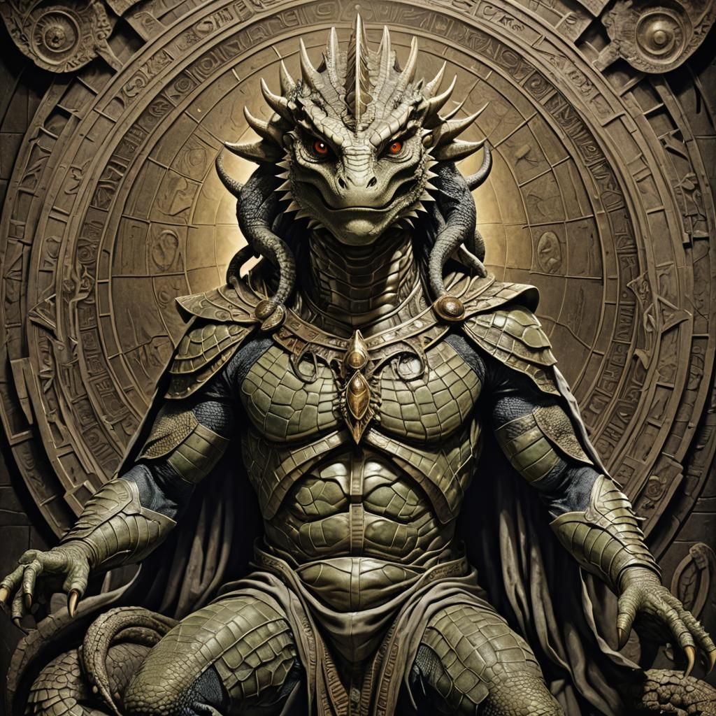 Divine Reptilian Wisdom: Hyperborean Art