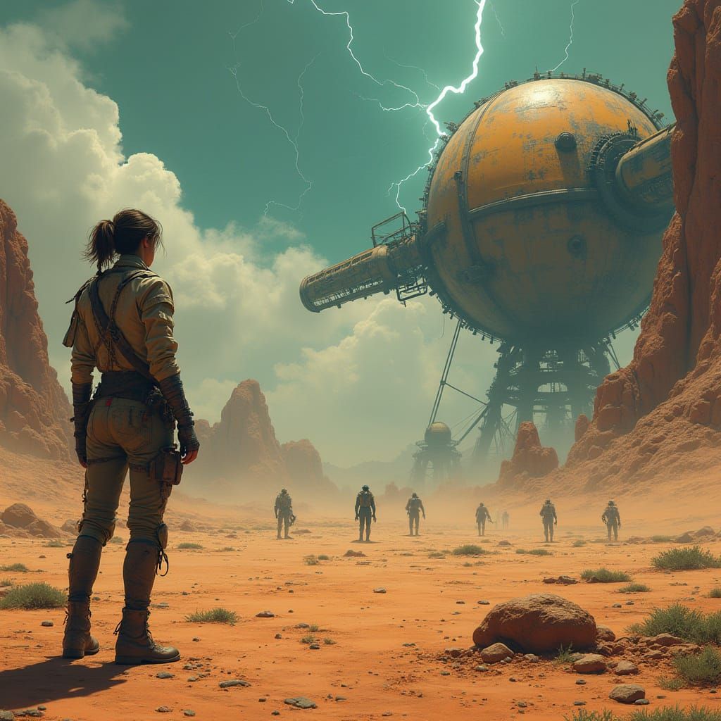 Deserted Earth: Resistance Fighter's Discovery in Dystopian ...