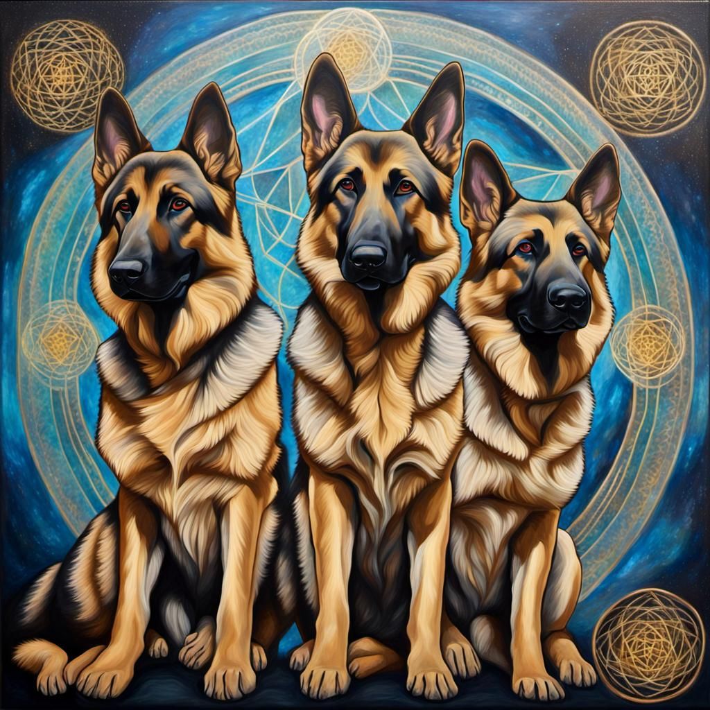 "TRIO" German Shepherds