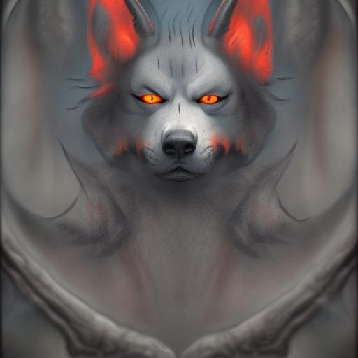 Detailed Hellhound Matte Painting in Unreal Engine