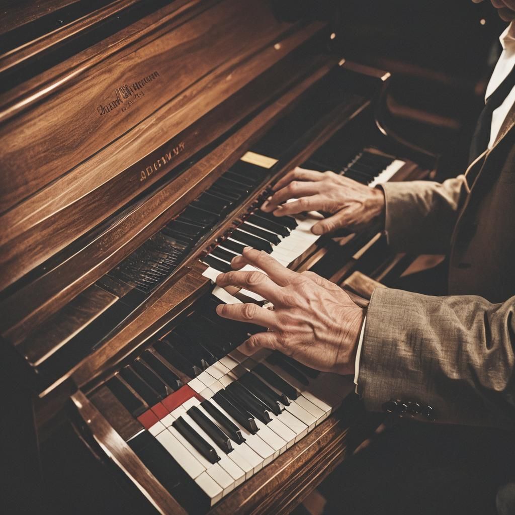 Beethoven-Inspired Piano Art: Hands Over Keys