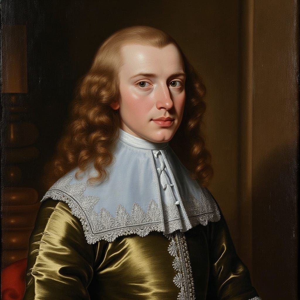 Young Man in Sumptuous 17th Century Costume