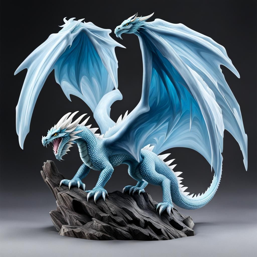 Majestic Ice Dragon