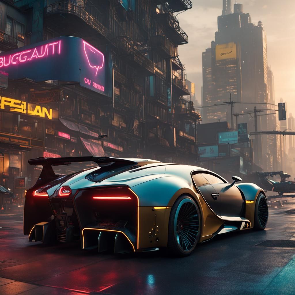 Cyberpunk 2077 Bugatti
