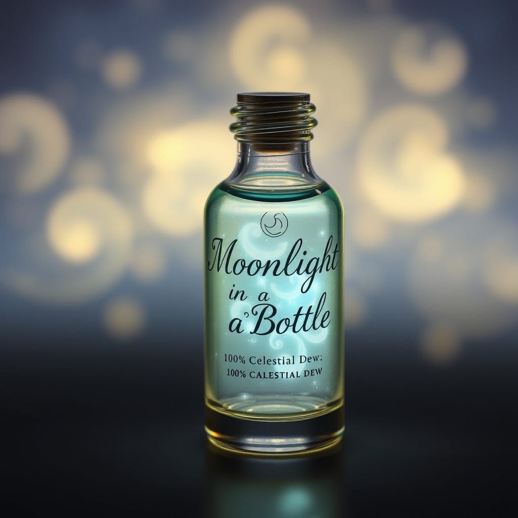 Ethereal Glass Vial with Celestial Dew Serum