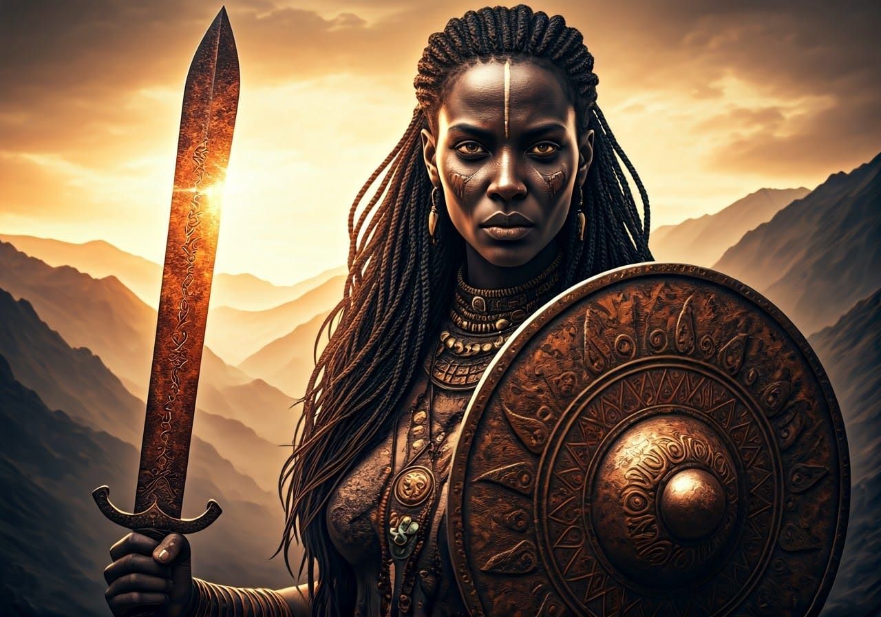 Black Amazon warrior