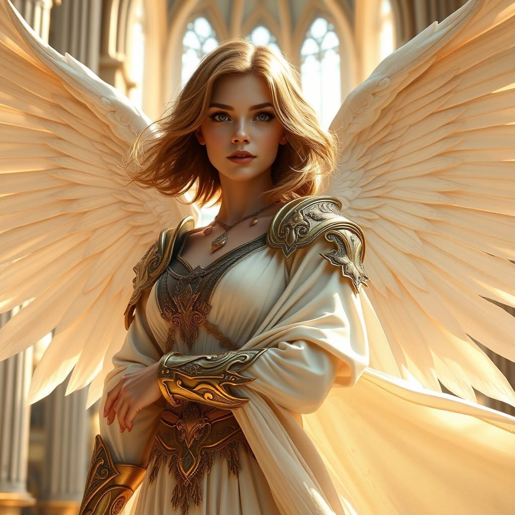 Majestic Goddess Empowered by Divine Light