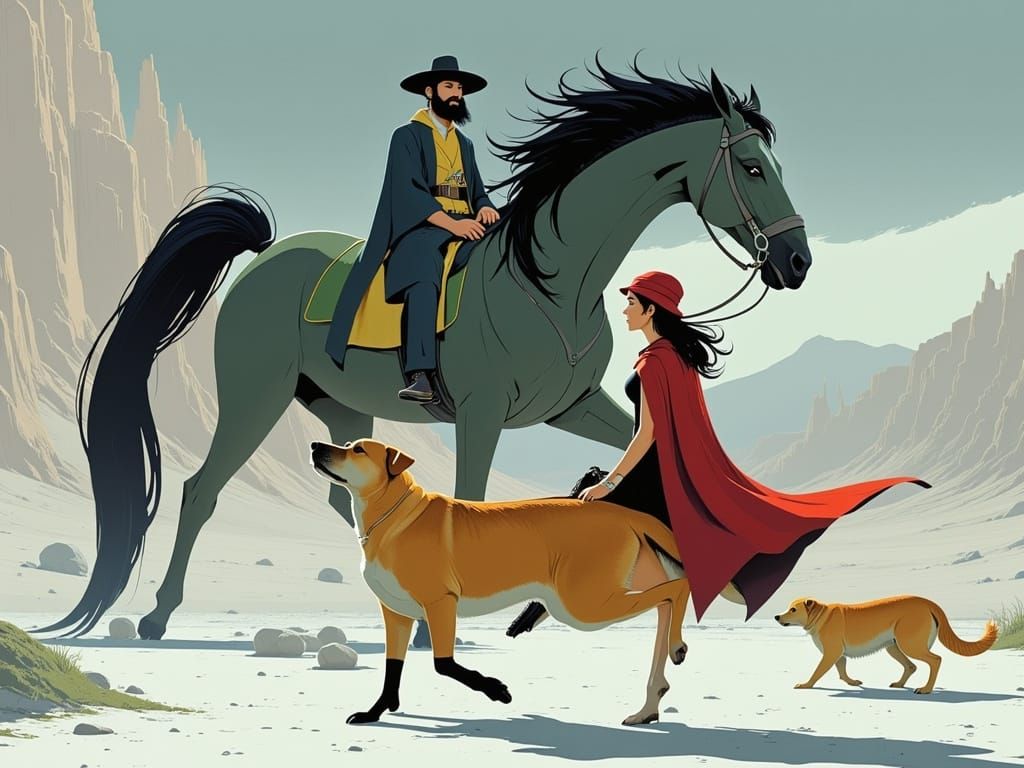 Ethereal Journey on a Möbius Loop