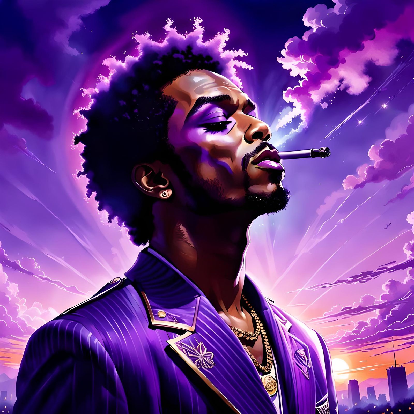 Purple haze, all around, Purple haze all in my eyes, Excuse ...
