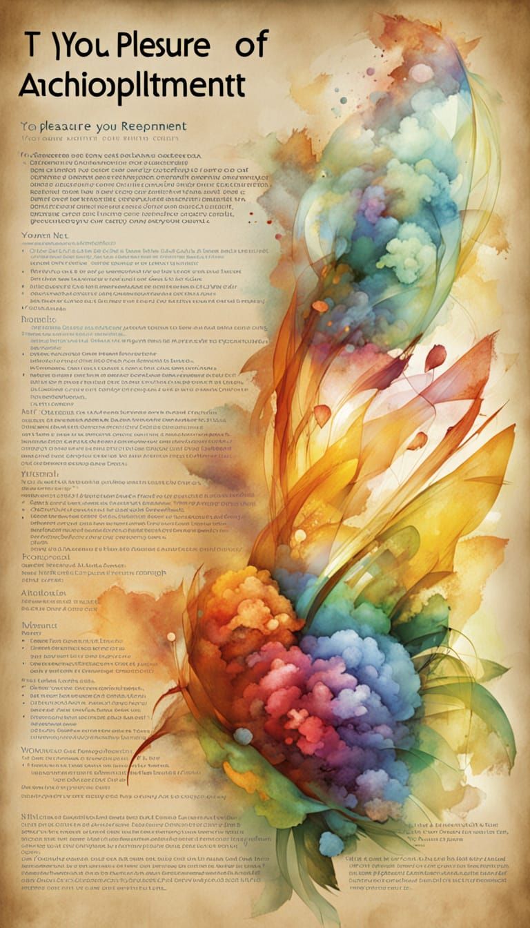 AI Art Captures Joy of Accomplishment and Pleasure