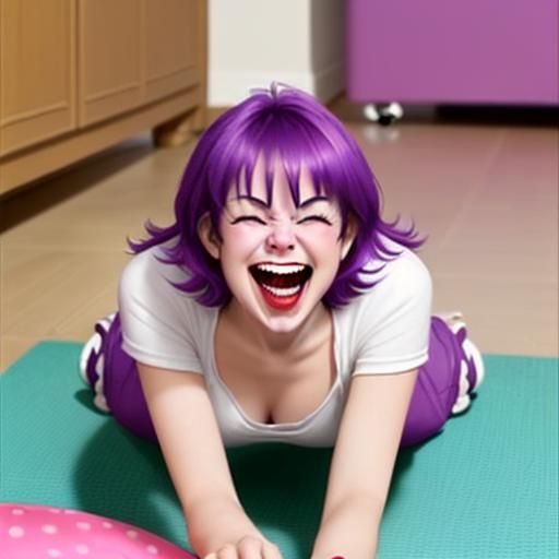 Rofl: This is an internet abbreviation for "Rolling On Floor...