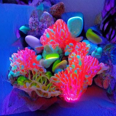 Vibrant Living Coral Reef Ecosystem