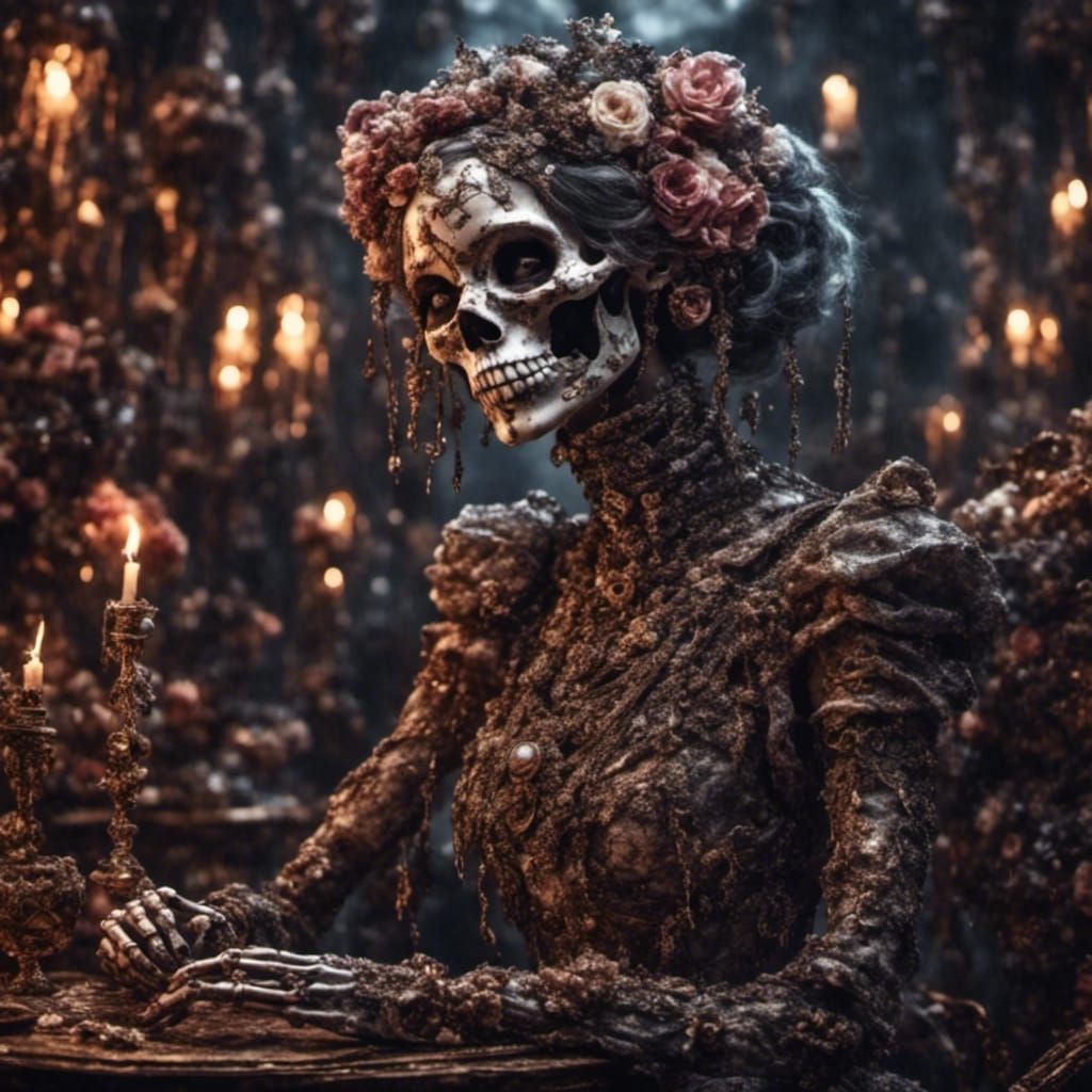 Ornate Skeleton Keys with Depth