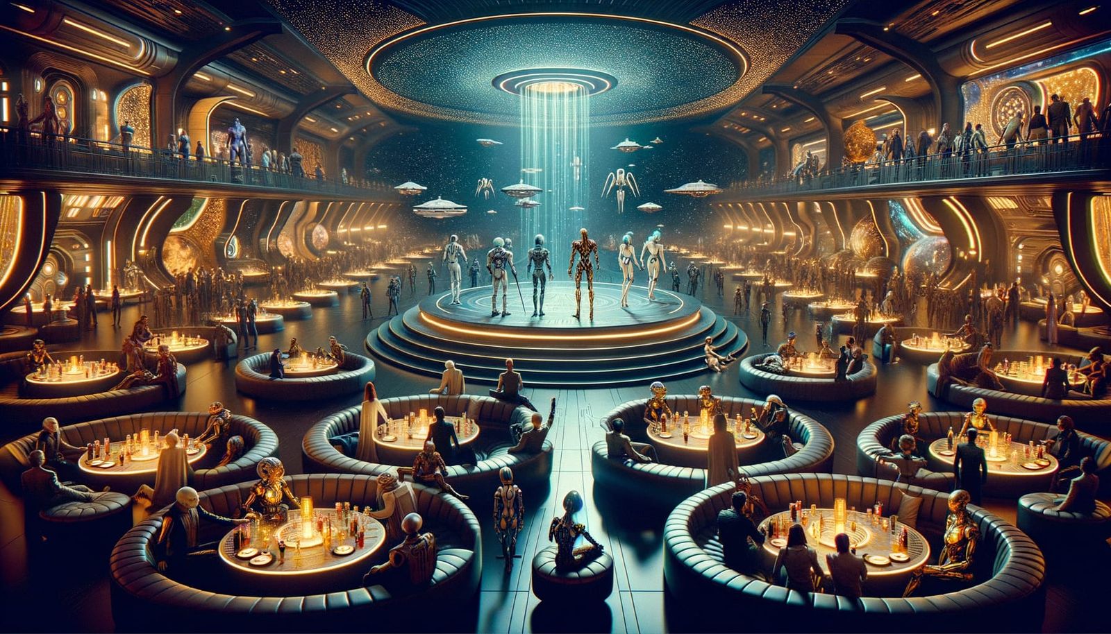 Luxurious Space Lounge Hosts Droid Dance Event