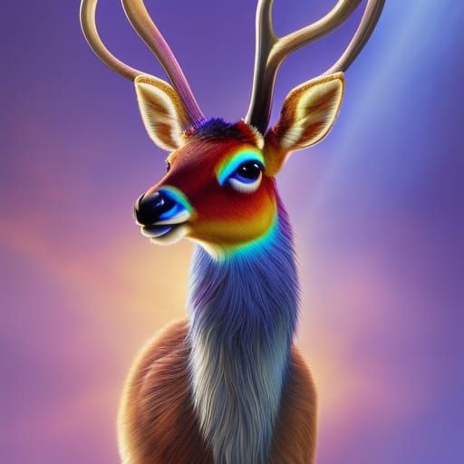 Rainbow Deer III