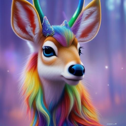 Rainbow Deer II