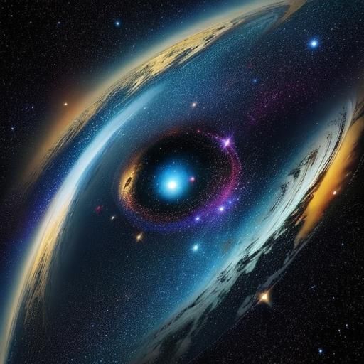 Cosmic Space: A Universe of Nebulae and Galaxies