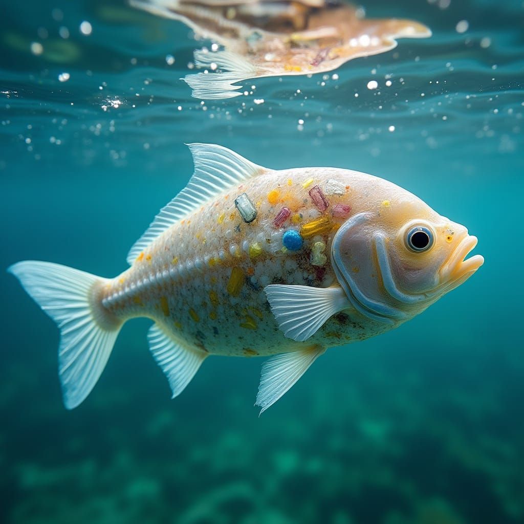 Translucent Waste Monster in Crystal Clear Waters