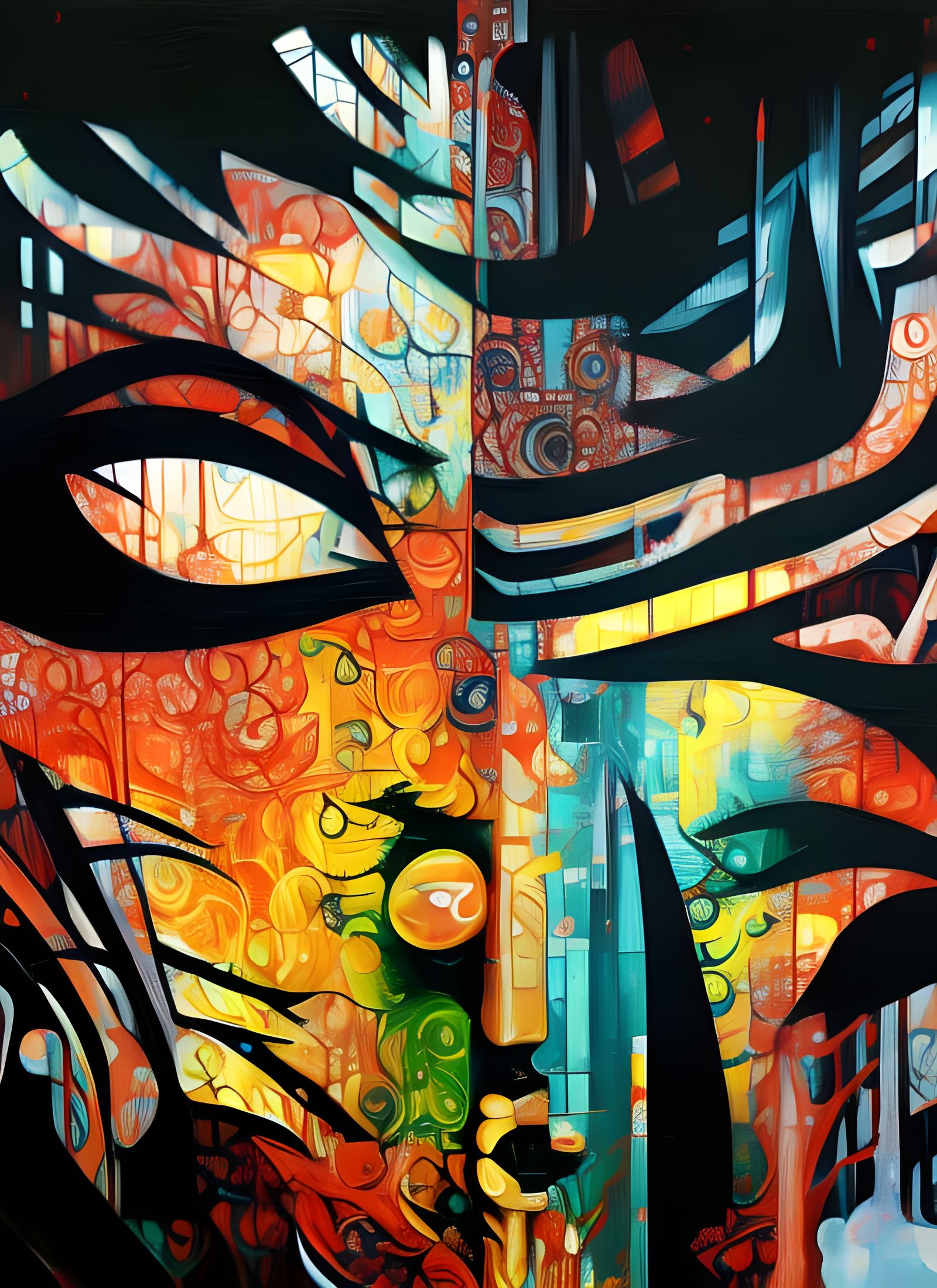 Chaotic Hyperreal Painting: A Visual Masterpiece