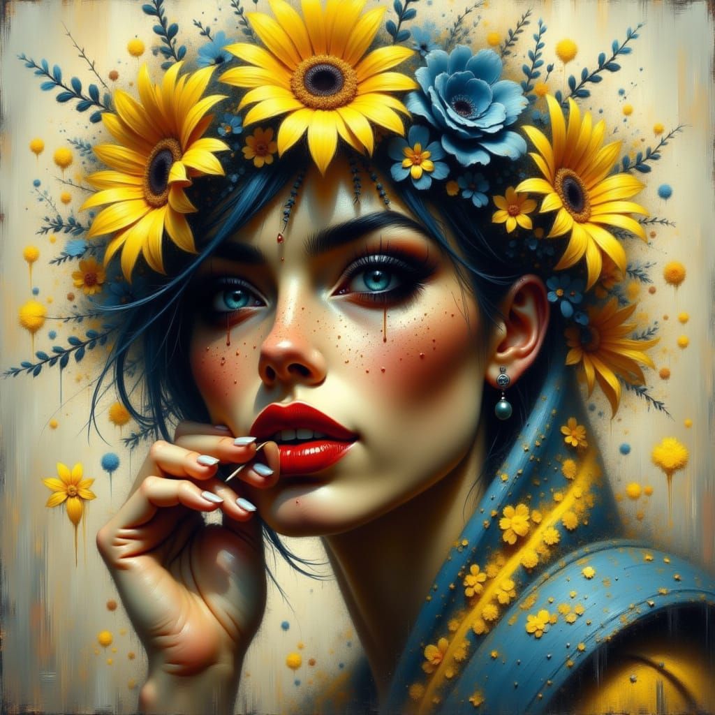 Ethereal Gritty Cityscape Unfolds