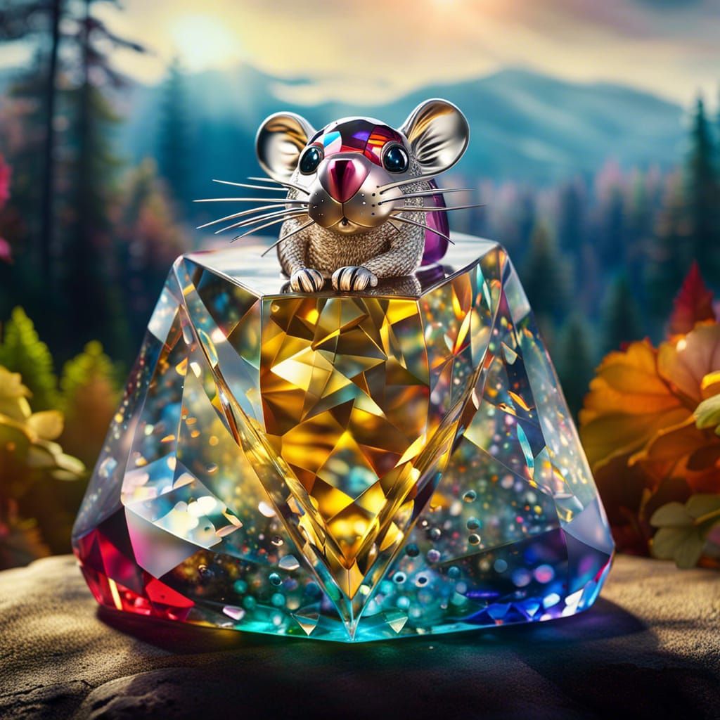 Swarovski mouse