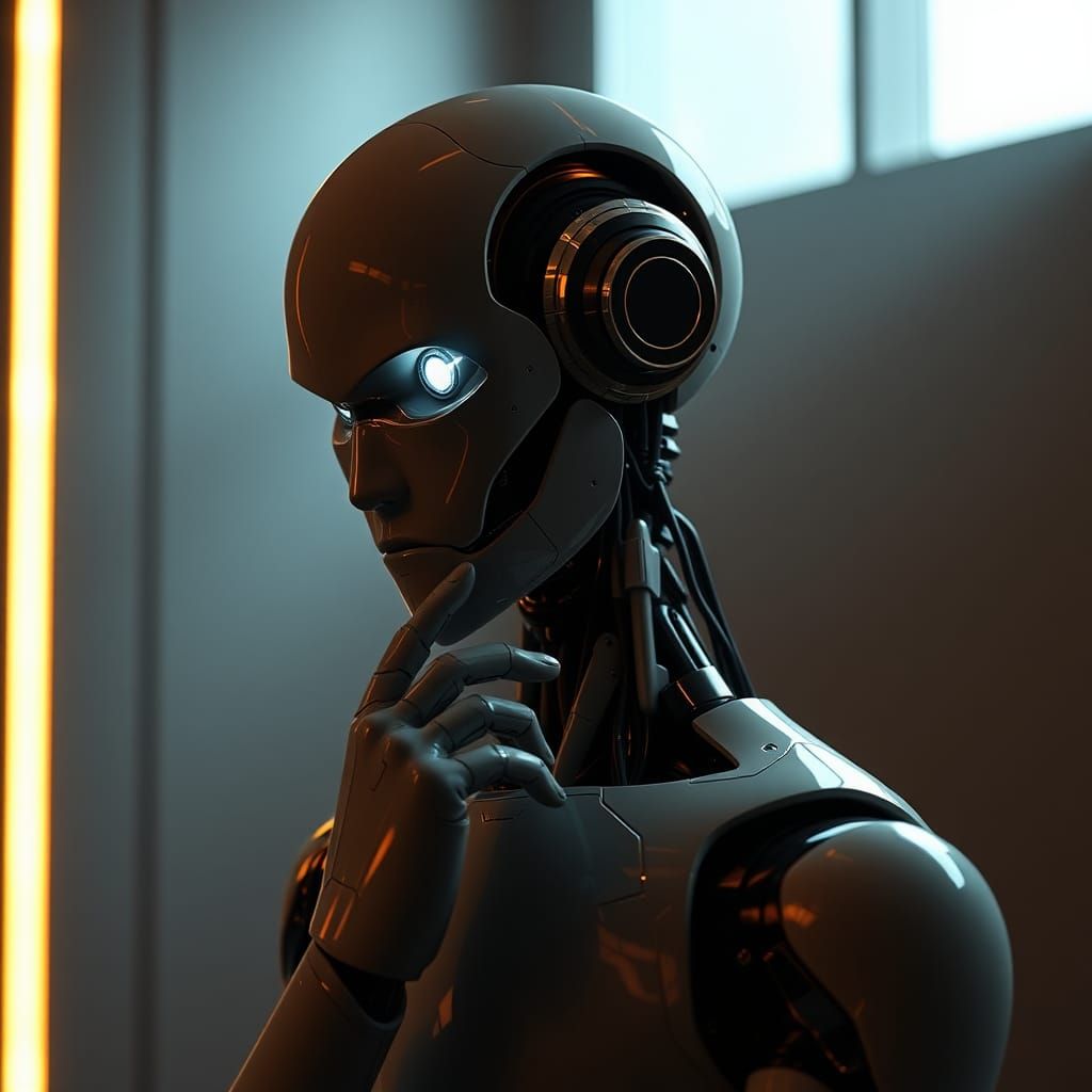 Robot Contemplation in Ambient Light