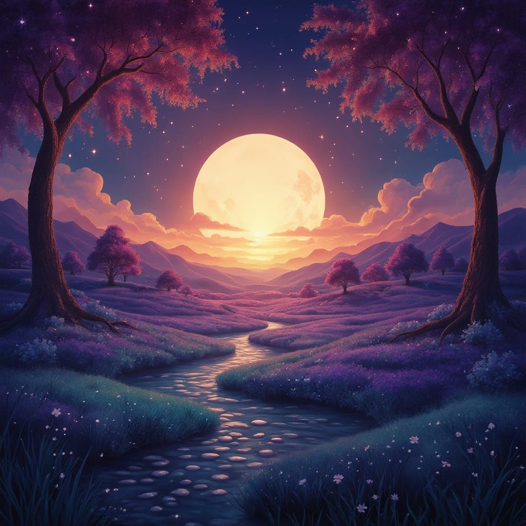 Enchanting Magic Realm Generated by AI