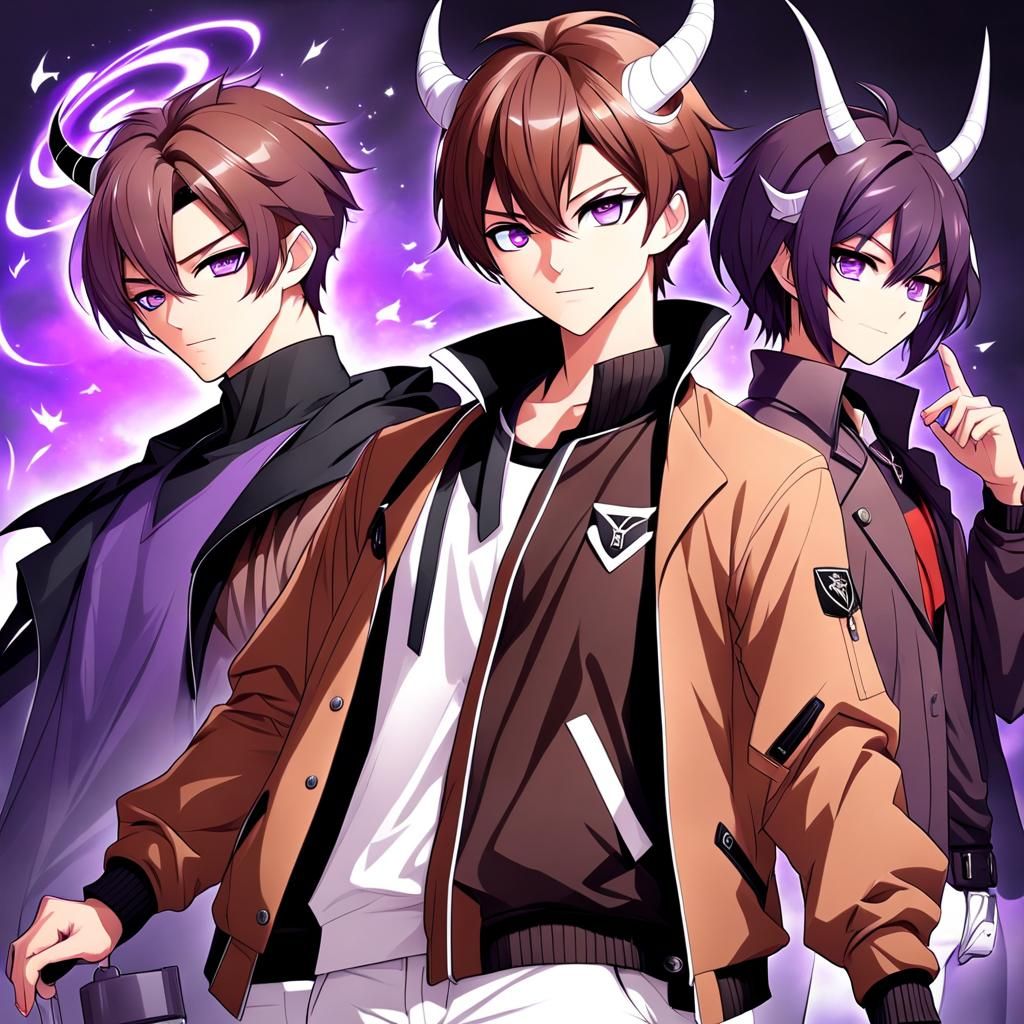 Anime Style Teen Art Teacher in Magical School