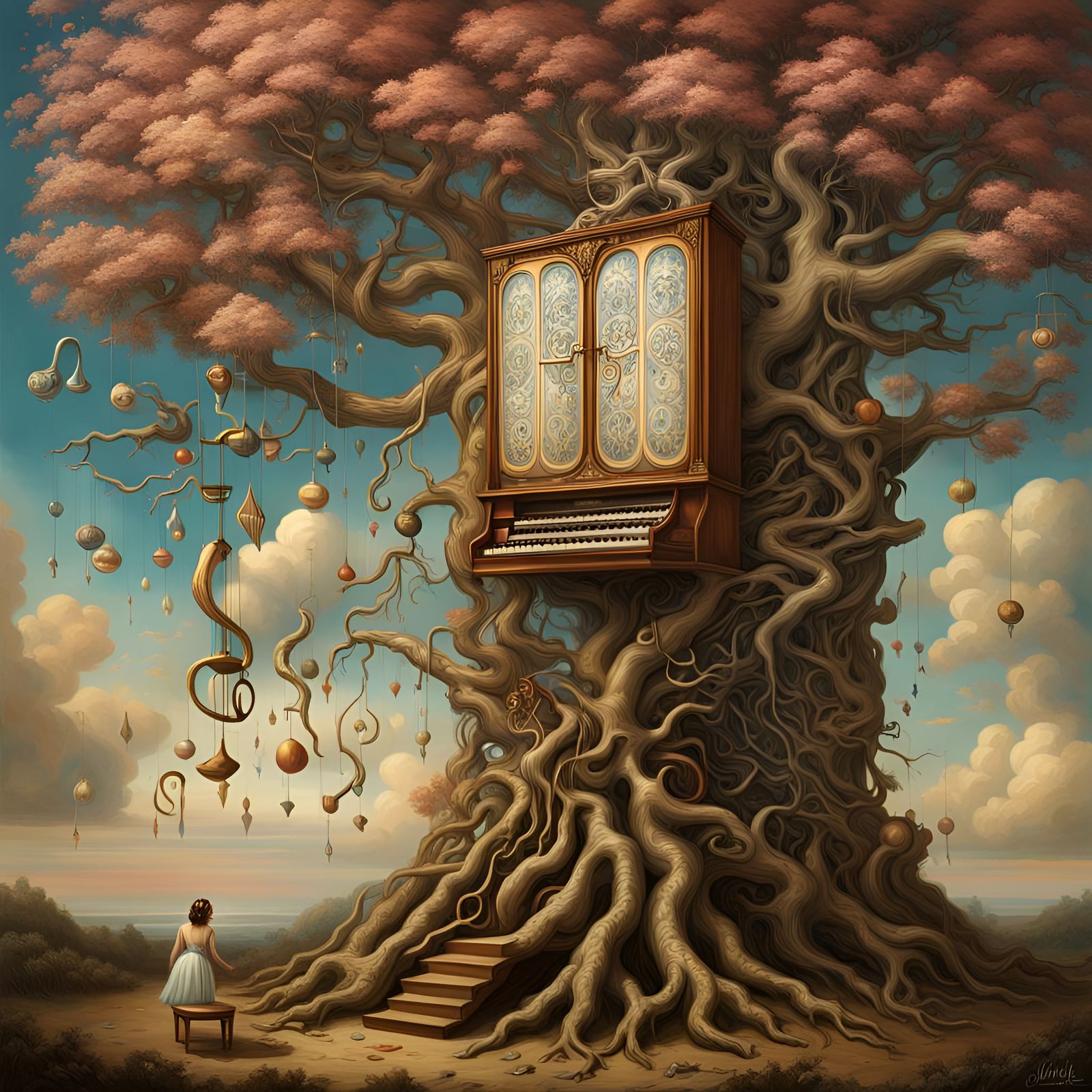 Singing Tree and Cosmic Orchestra in Magical Realism