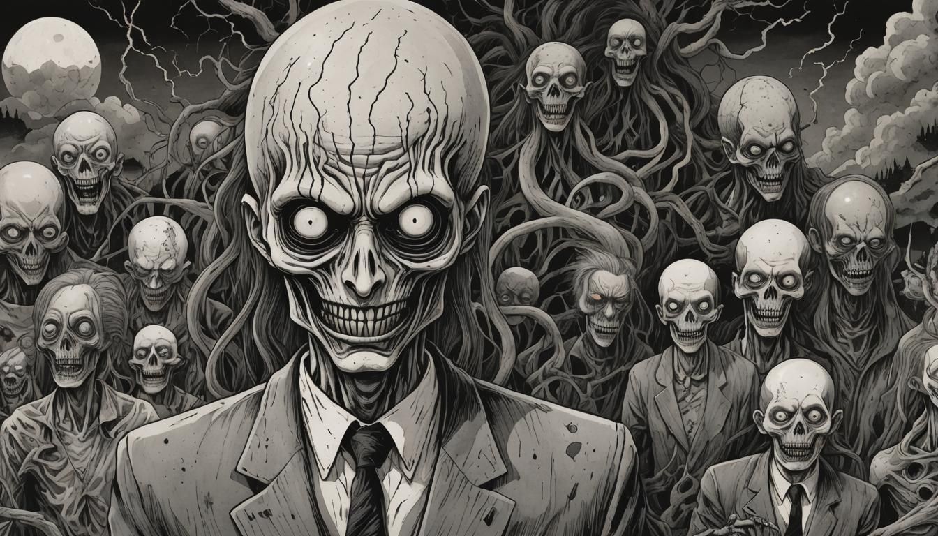 Apocalyptic Horror in Junji Ito Style