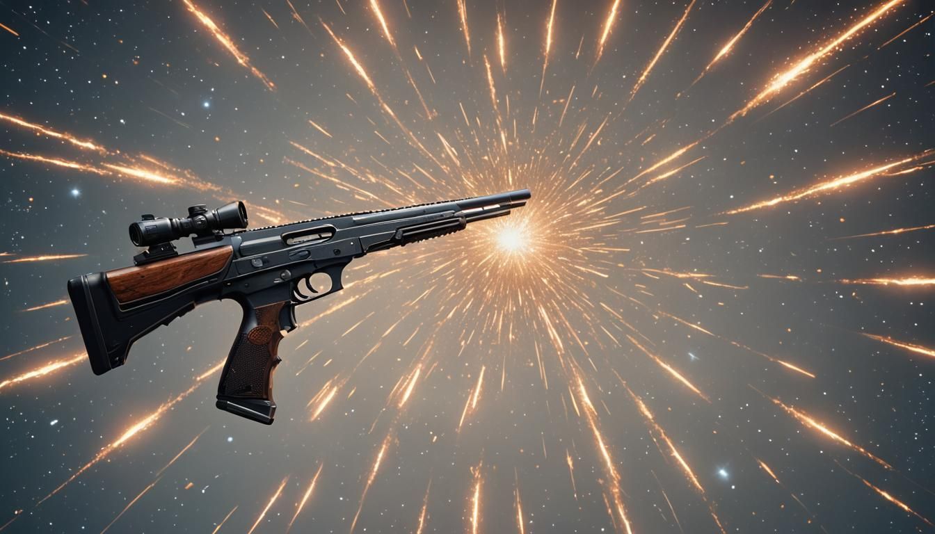 Quantum Wormhole in Hyperrealistic Digital Art