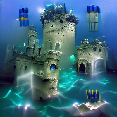 Underwater castle