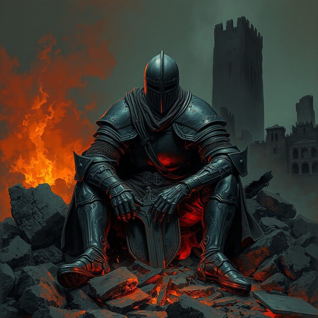 Knight in Ruins: Dark Mystical Style