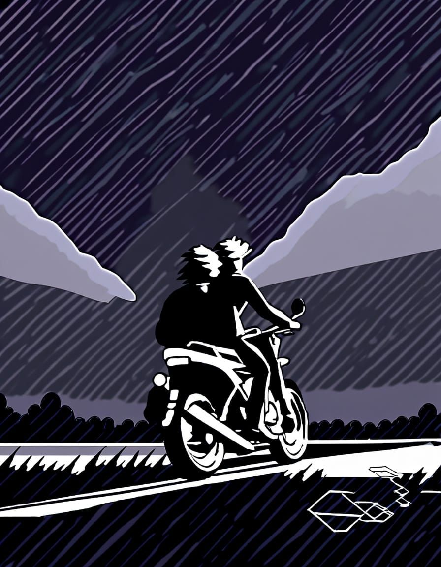 Minimalist Low-Poly Person Walking Away in 3D