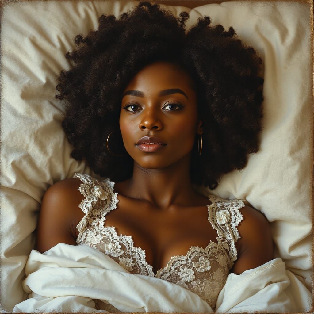 Gentle Morning Slumber in Whimsical Oil