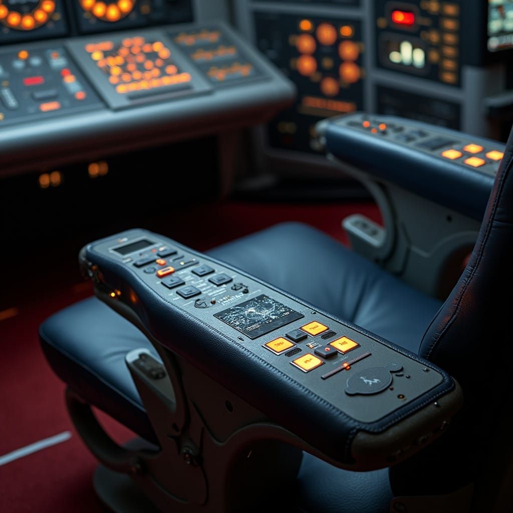 Cyberpunk Captain's Chair Panel