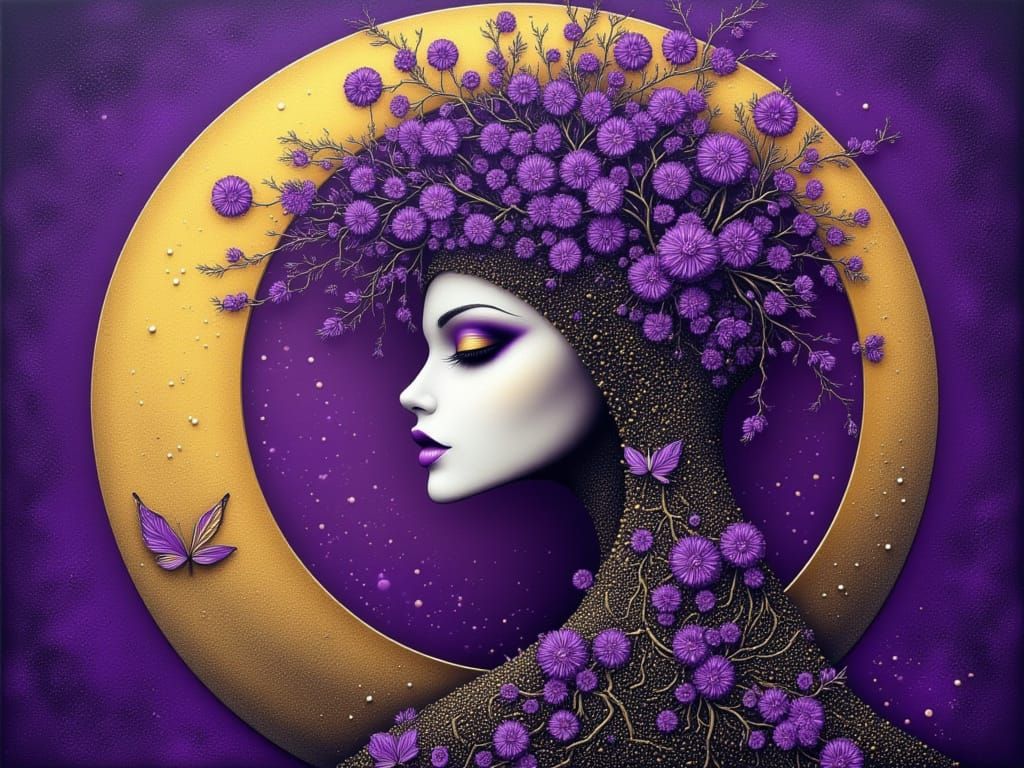 Woman Succumbs to Mysterious Purple Calm