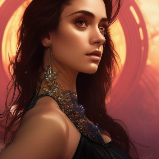 Street Dancer Portrait in Hyperdetailed Style