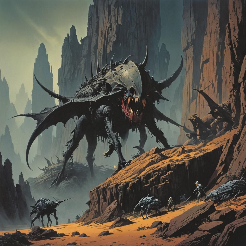 Grimdark Landscape Art