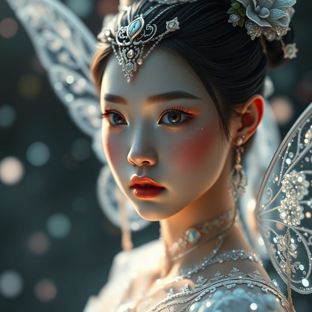 Ethereal Chinese Fairy of Light in Mystical Aura
