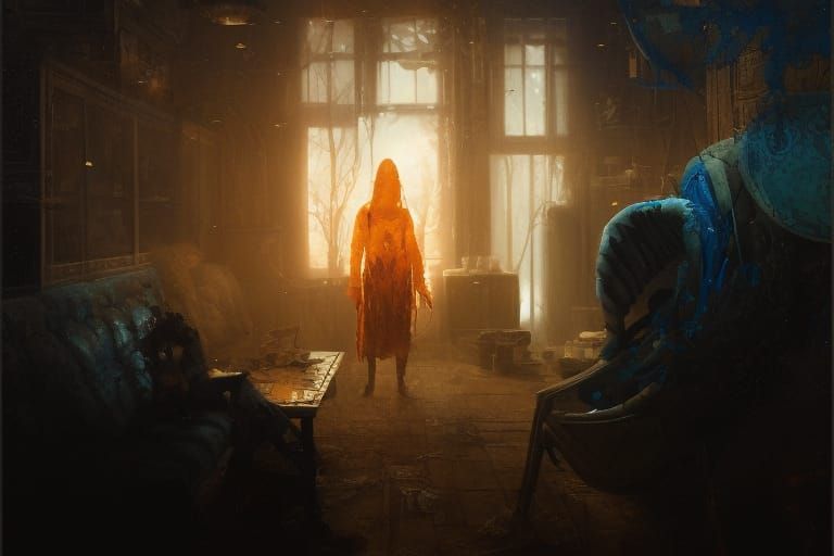 Ominous Unseen Terror in Surreal Style