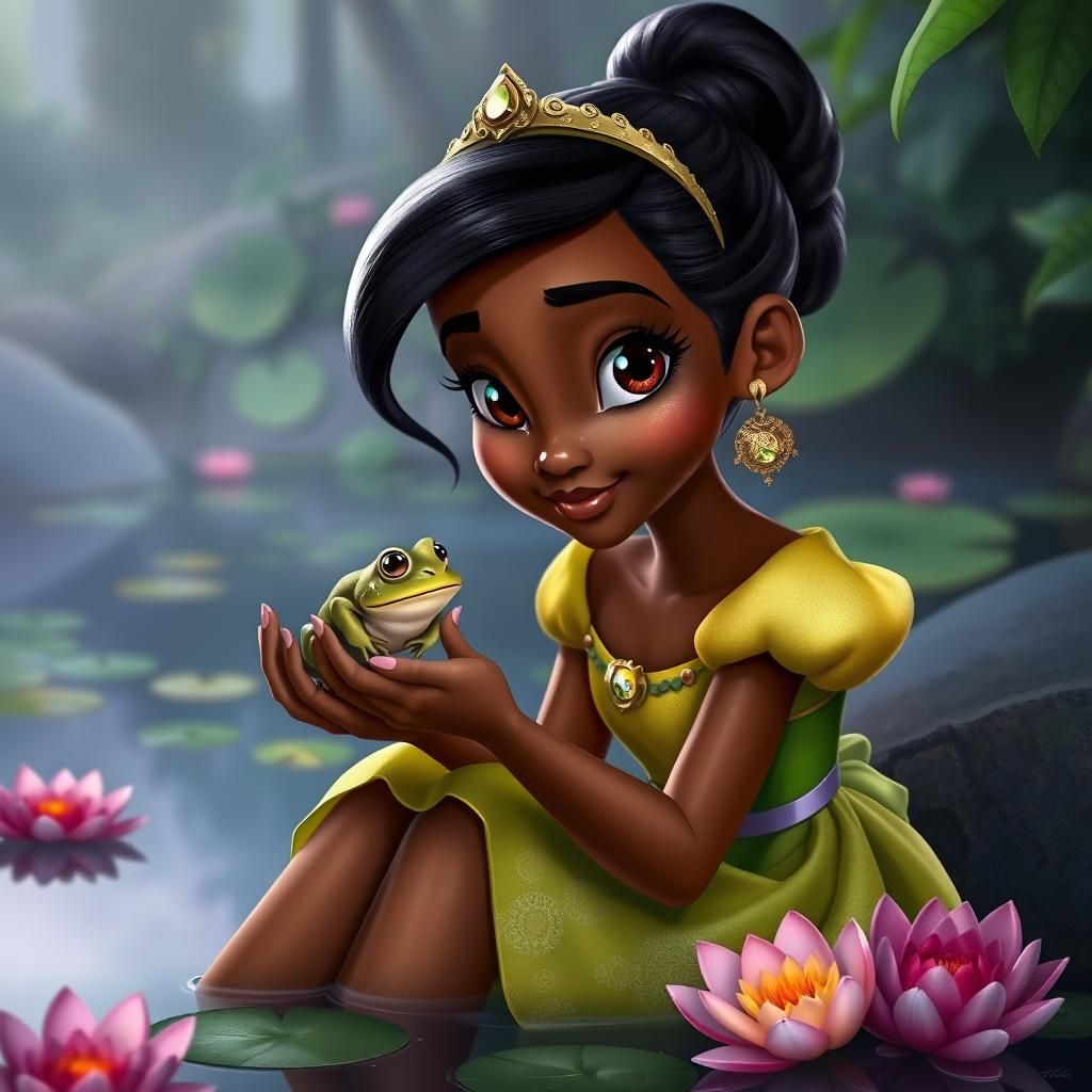 Princess Tiana by Misty Pond, Pixar-Inspired