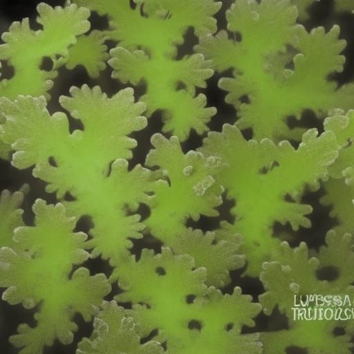 Detailed Botanical Panorama in Papercraft Style