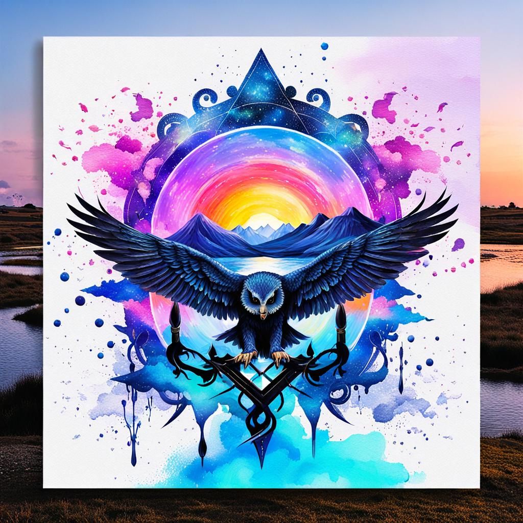 Wizards Conjure a Surreal Digital Painting