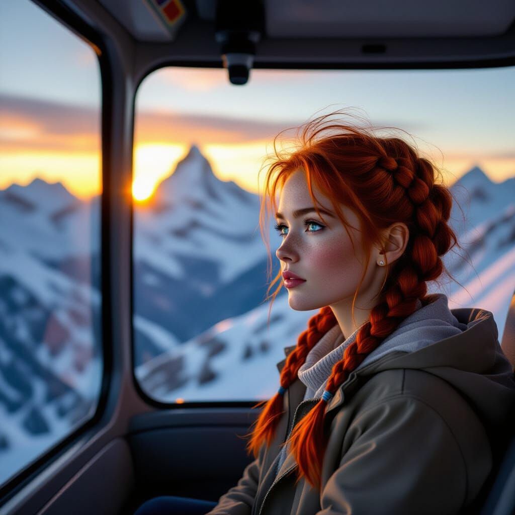 Majestic Alps Golden Hour Cable Car Adventure