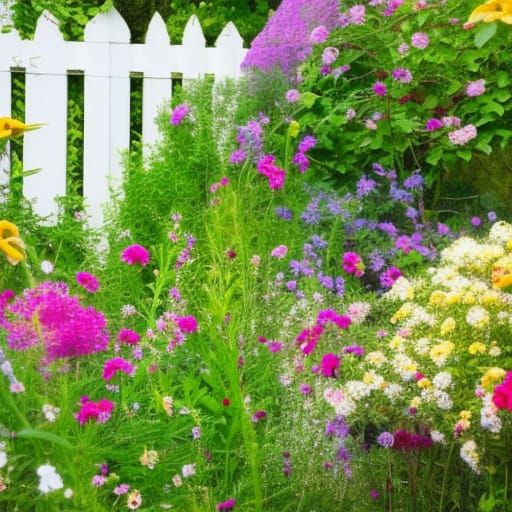 English Garden in Glass Orb with Sleeping Cat