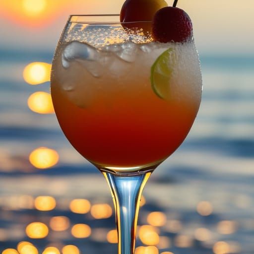 Icy Fruit Cocktail: Refreshing Summer Drink