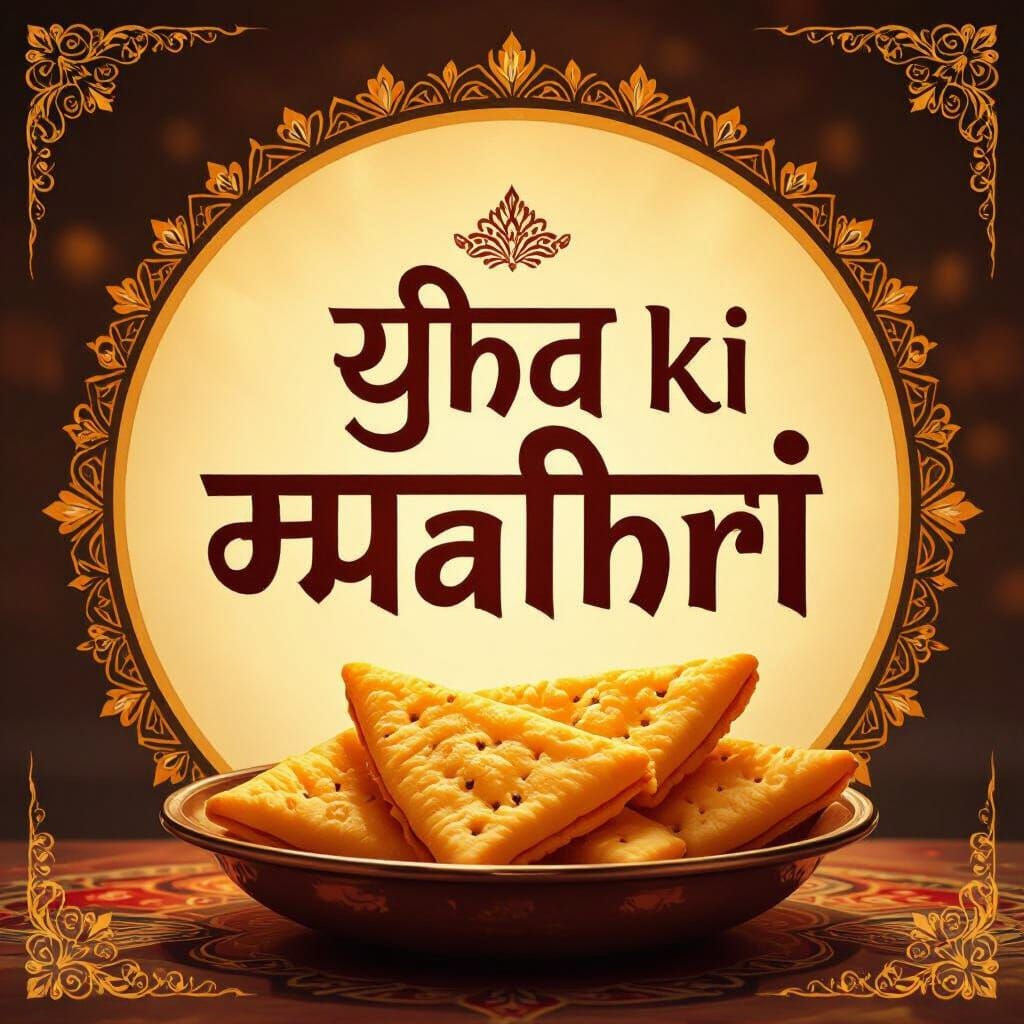 Ghar Ki Mathri Logo in Traditional Indian Style